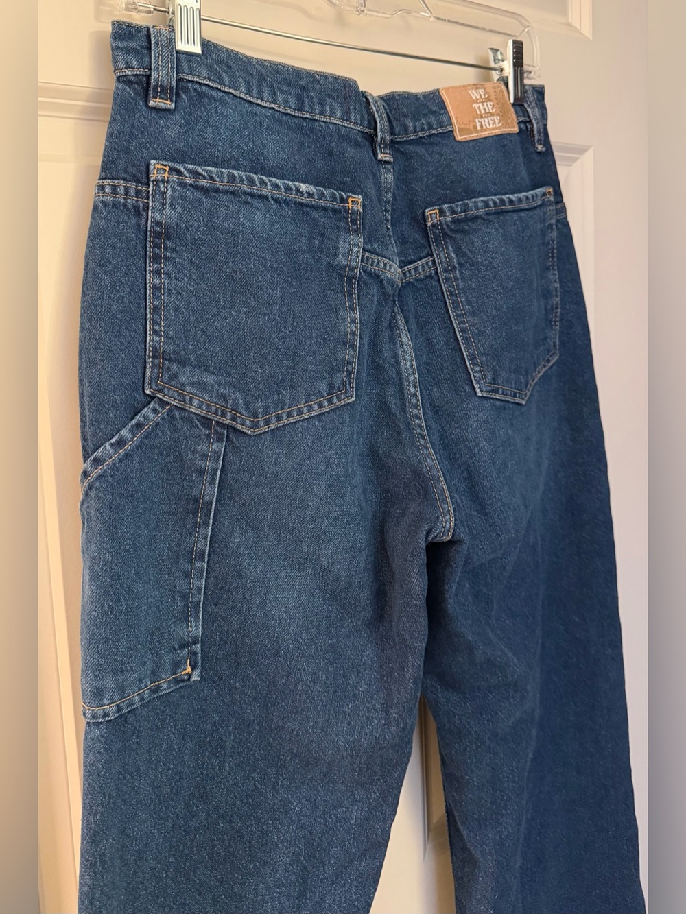 We The Free Tinsley Baggy High Rise Jeans in Blue, Size 28 - Picture 5 of 15